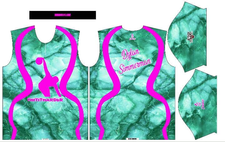 #Hititharder Dye Sub Jersey